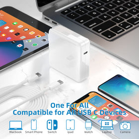 Furgor 118W charger port layout demonstrates wide USB-C compatibility.