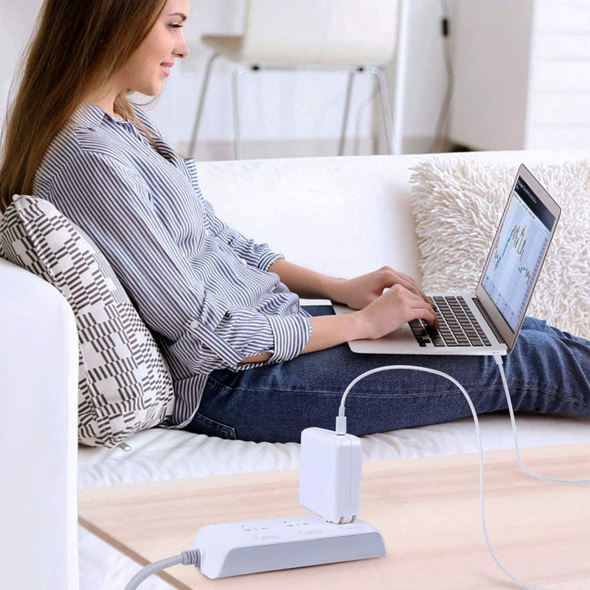 Furgor 118W charger with over-current and over-voltage protection.