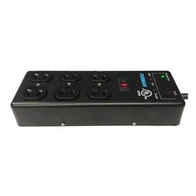 Furman SS-6B-PRO powering studio gear in a mixing room to protect and reduce noise