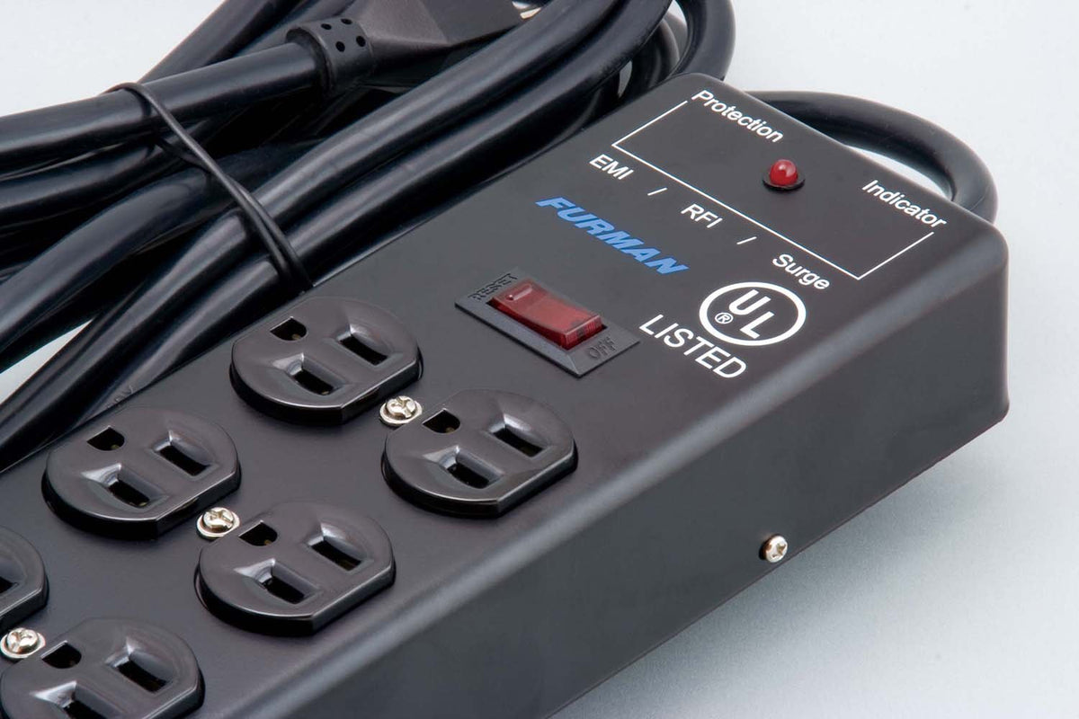 Furman metal chassis detail highlighting rugged construction for long-lasting durability
