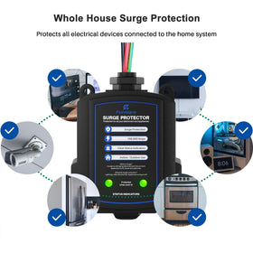 Furniqro FHSPD108S LED status indicators provide at-a-glance protection status.