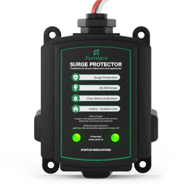 Furniqro label specifications close-up showing voltage and amp ratings for clear reference