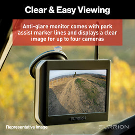 Furrion night vision captures clear images in low light for night travels.