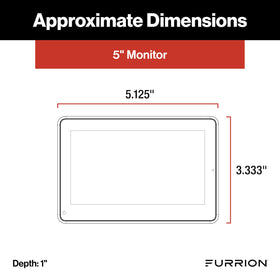 Furrion rear assist marker lines guide backing and reduce guesswork.