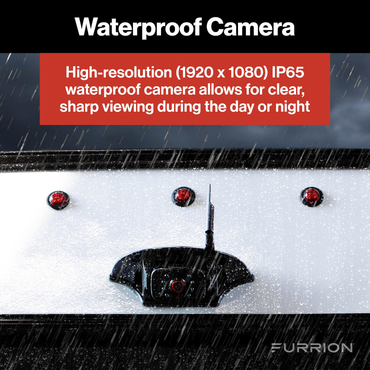 Furrion ultra-wide four-view system boosts overall situational awareness.