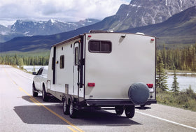 Furrion Vision S windshield mount and interior stand for flexible placement.