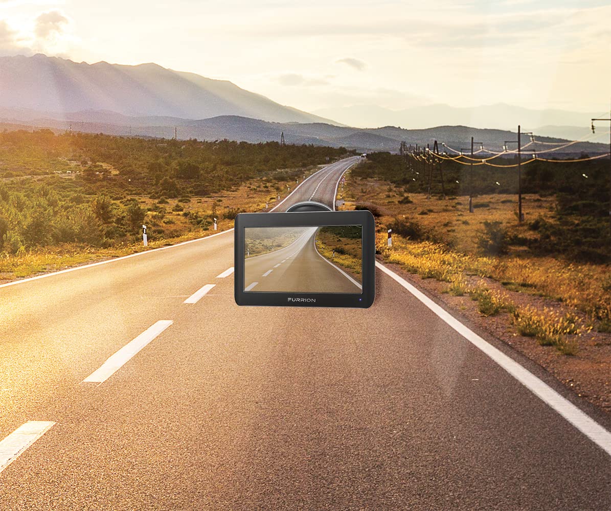 Furrion Vision S IP65 camera withstands rain and road spray.