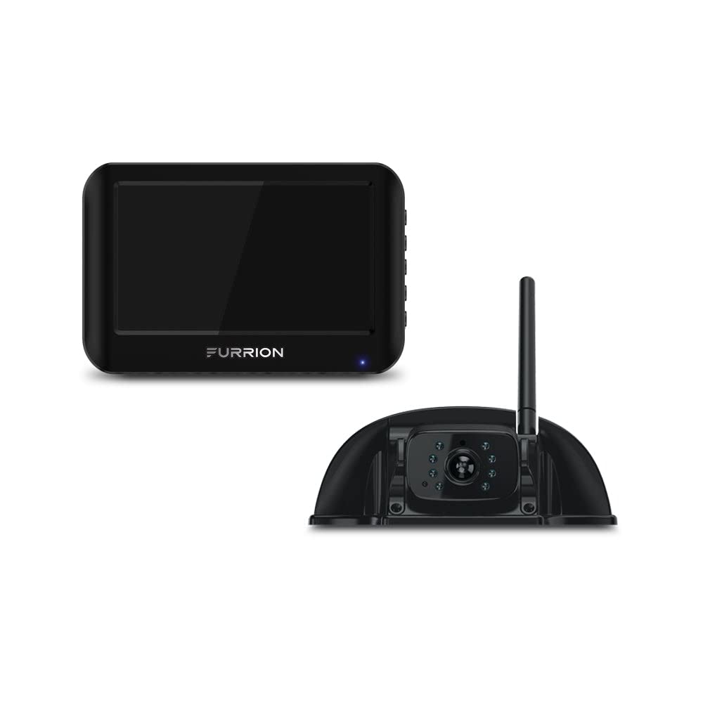 Furrion Vision S monitor view for clear RV backup guidance on the compact 4.3-inch display.