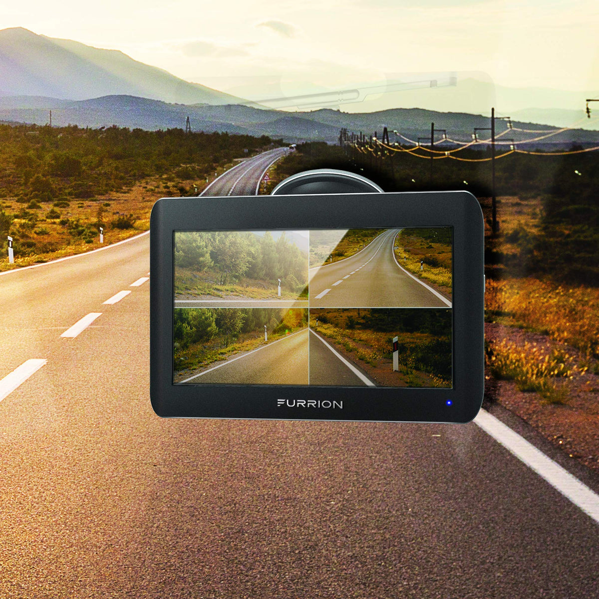 Furrion Vision S infrared night vision improves visibility after dusk