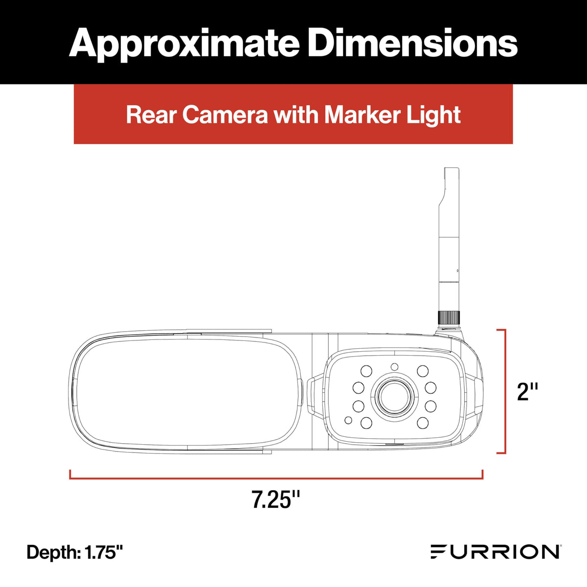 Furrion Vision S+ infrared night vision provides clear night-time RV views