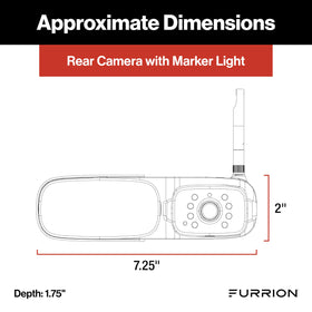Furrion Vision S+ infrared night vision provides clear night-time RV views