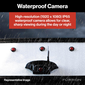 Furrion Vision S+ LED marker lights integrated with side cameras.