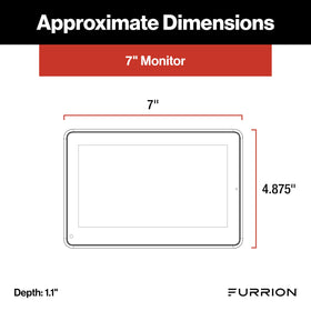 Furrion Vision S+ left side camera with LED lights enhances lane awareness.