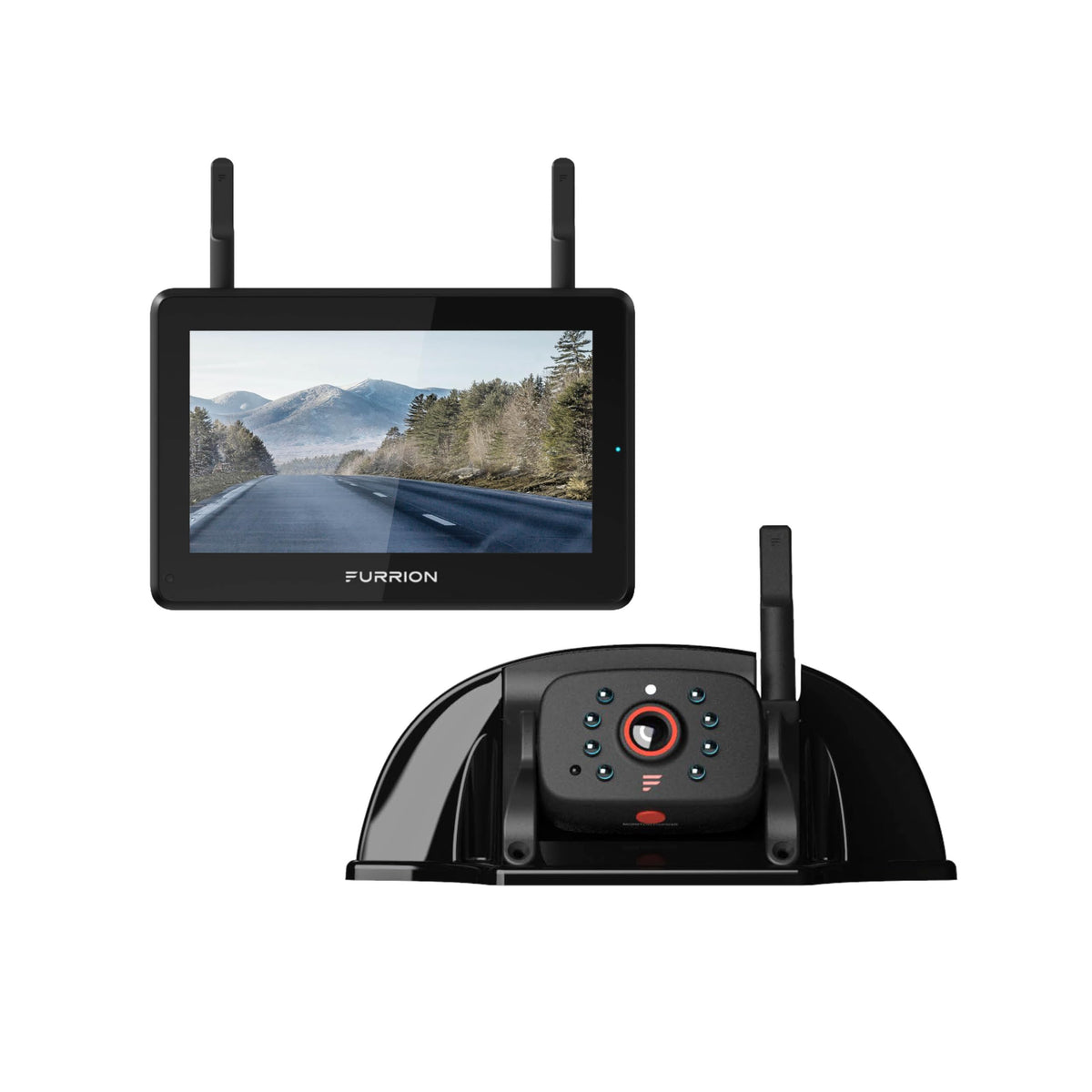 Furrion Vision S+ 5-inch monitor provides clear, responsive views for safer RV parking.