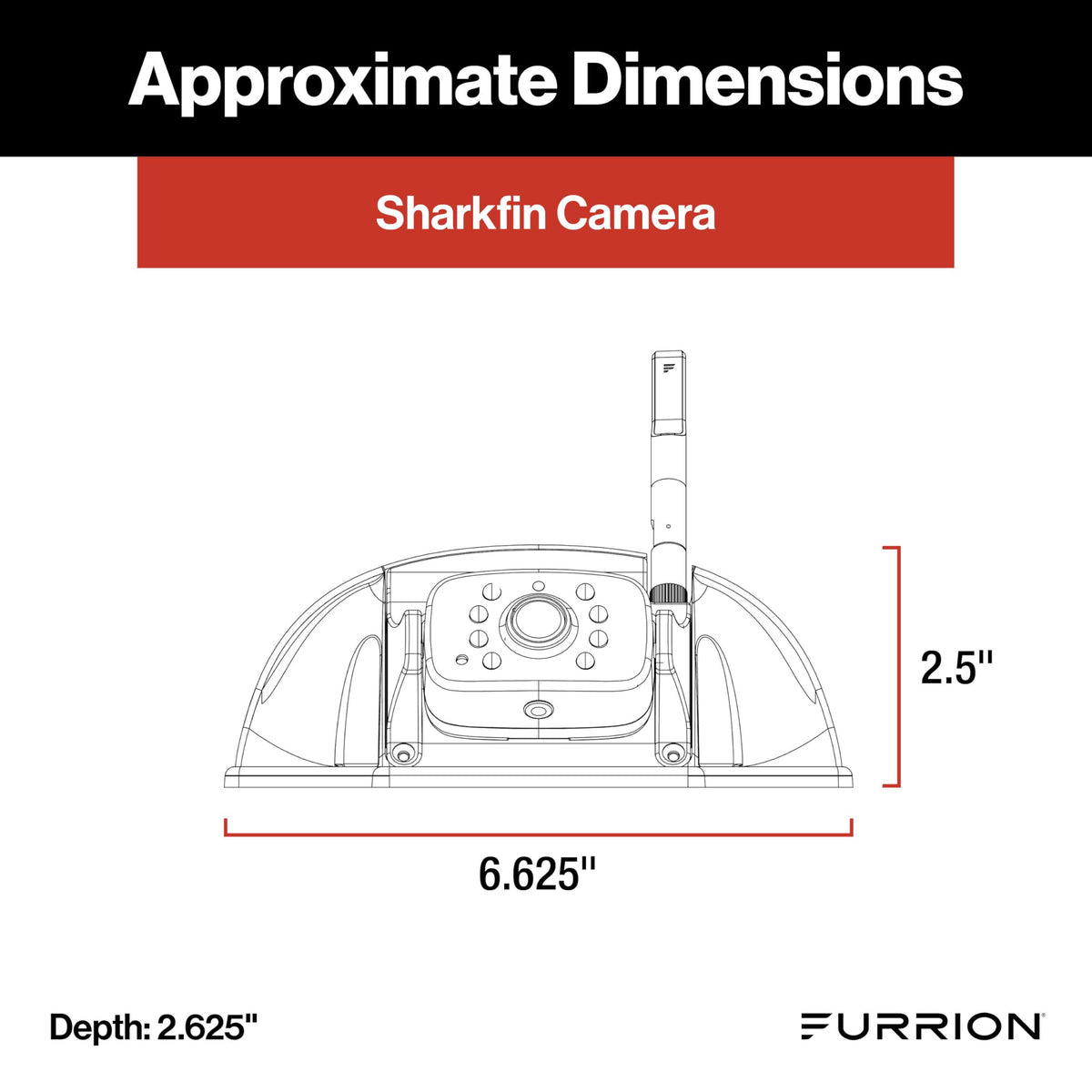 Furrion Vision S+ infrared night vision shows details after dark.