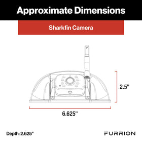 Furrion Vision S+ infrared night vision shows details after dark.
