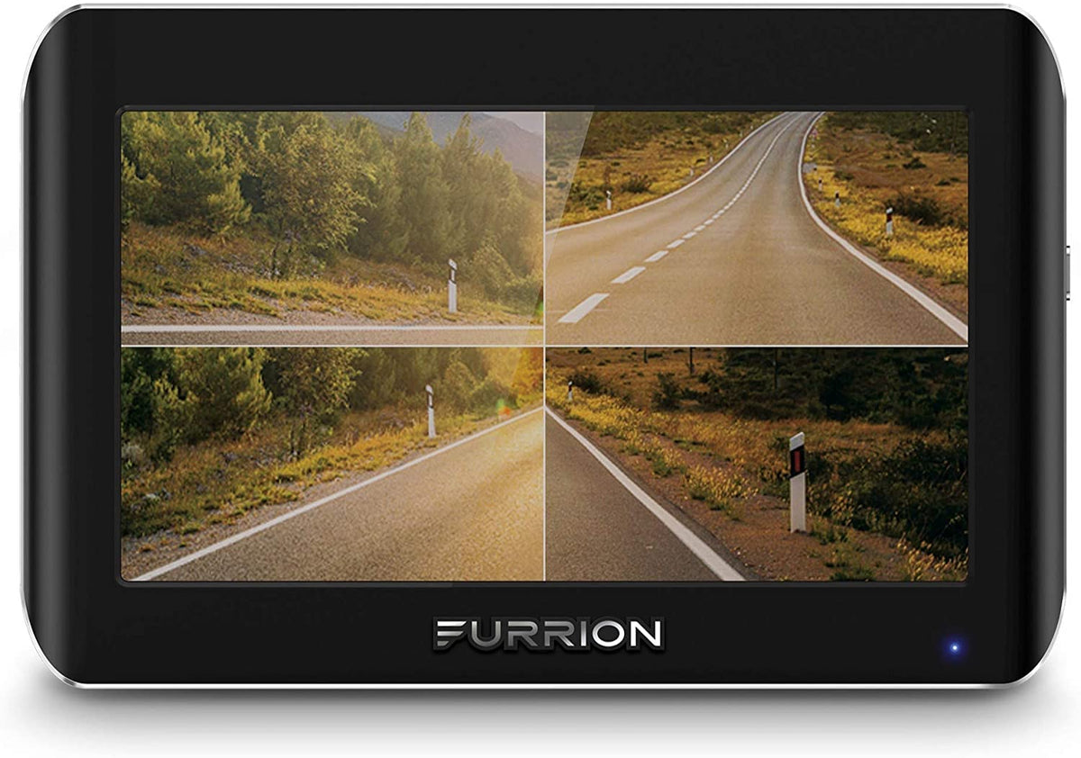 Furrion Vision S rear sharkfin camera captures wide angles for easier backing.