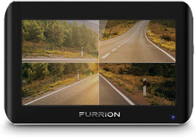 Furrion Vision S rear sharkfin camera captures wide angles for easier backing.