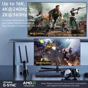 FURUI 8K/4K HDR-capable cable enhances visuals across compatible displays.