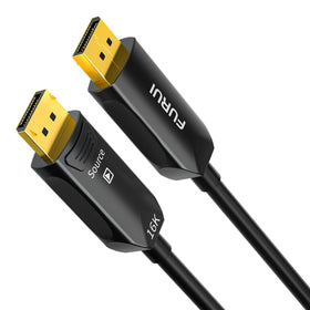 FURUI fiber optic DP 2.1 cable delivers long-distance, lossless video for immersive gaming.