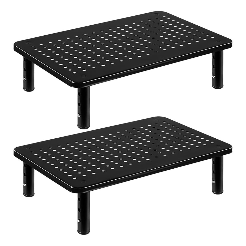 FURWOO 2-pack laptop stand platform provides stable support for laptops.