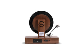 Full-range external speakers on the Fuse GLD fill a room with sound.