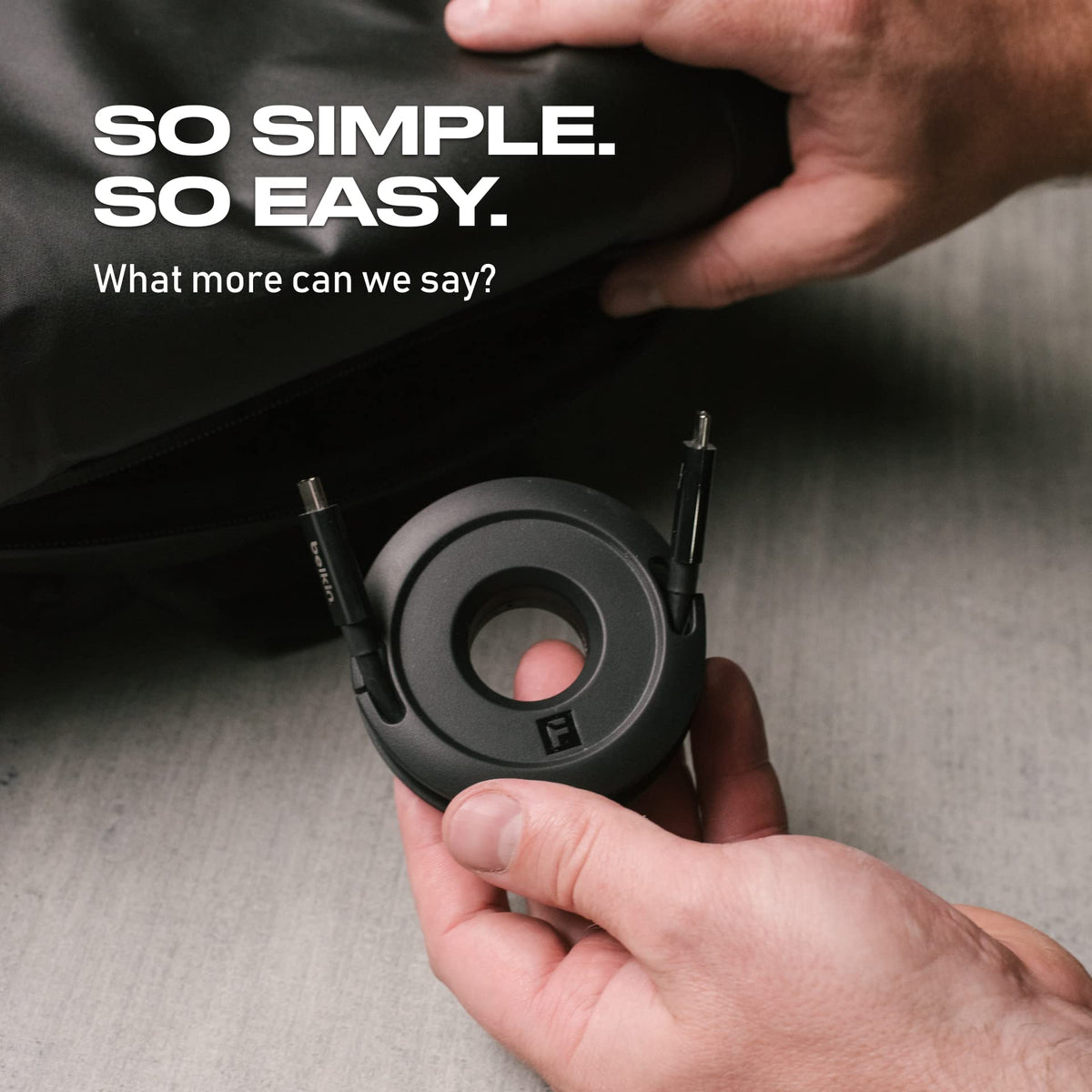 Fuse Side Winder 4-pack displayed for everyday use and clutter-free storage.