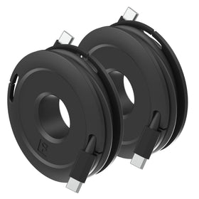 Fuse Side Winder Mini with Scotch latch secures earbuds cords neatly and kink-free