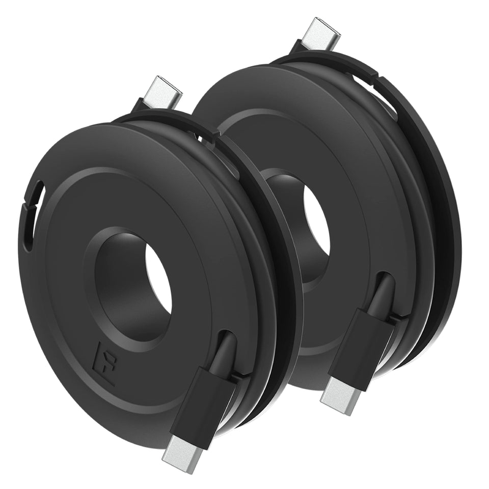 Fuse Side Winder Mini with Scotch latch secures earbuds cords neatly and kink-free