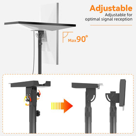 futrue-wolker spacers and screws ready for dish attachment, easy safe installation