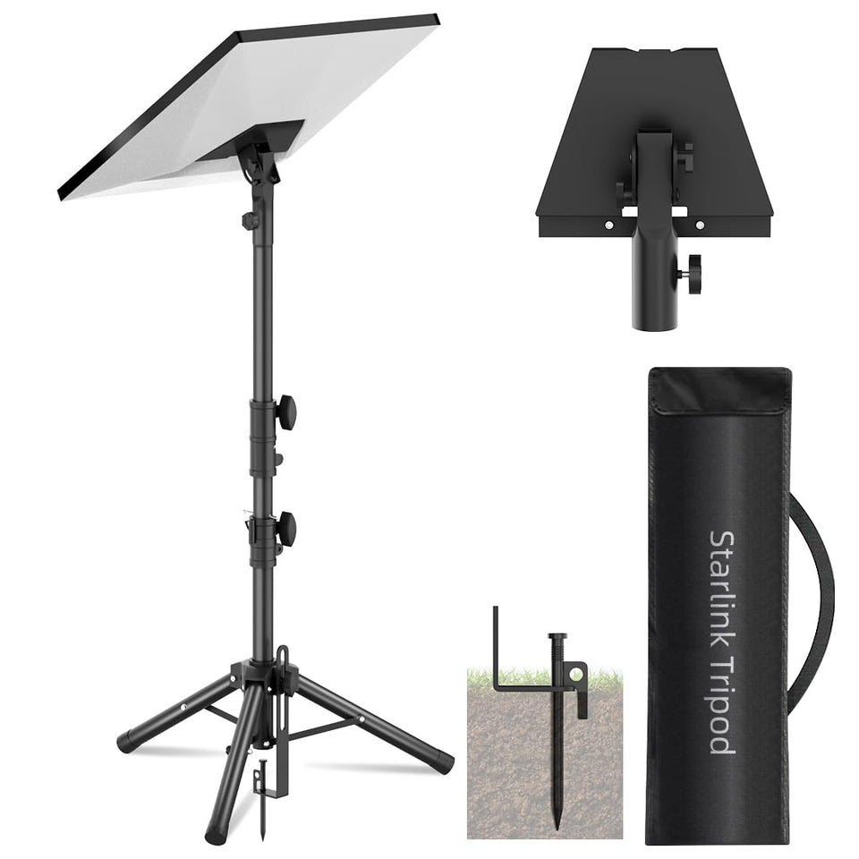 futrue-wolker front packaging showing tripod kit and accessories, durable and complete