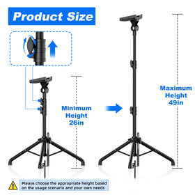 futrue-wolker ground nail being driven into soil to anchor tripod for stability