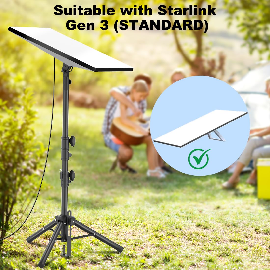 futrue-wolker ground spikes inserted in soil, secures tripod stability on soft ground