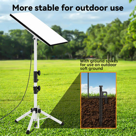 futrue-wolker mounted Starlink dish in outdoor use improving reception