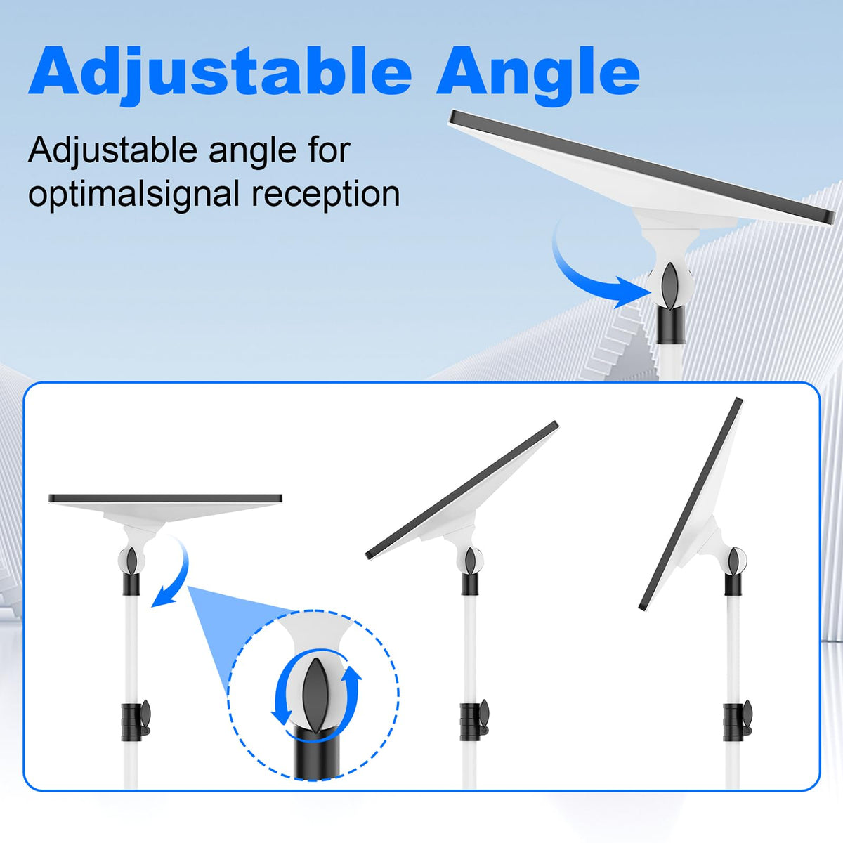 futrue-wolker pole adapter detail illustrating secure fit and mounting flexibility