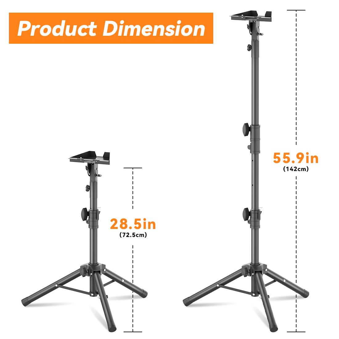 futrue-wolker tripod beside a backpack for scale, lightweight and travel-friendly