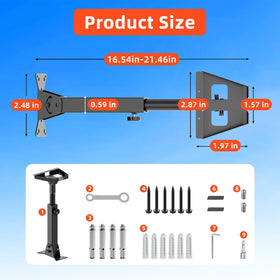 futrue-wolker close-up of telescoping arm showing adjustable height for alignment