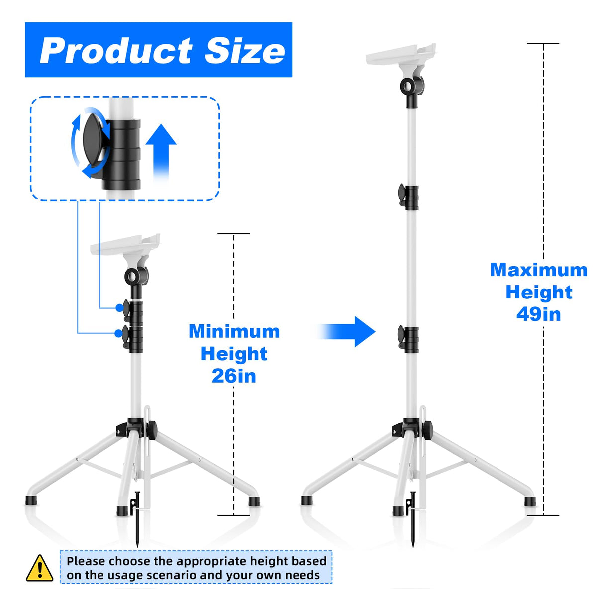 futrue-wolker folded tripod compact for travel and easy storage benefit