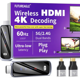 Futureagle front view of transmitter and receiver kit showing compact design and easy placement