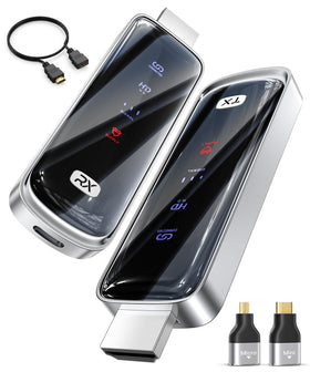 Futureagle front view of transmitter and receiver kit showing compact design and portability