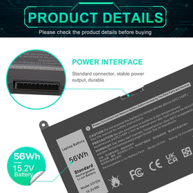 Futurebatt installed in a Dell laptop restoring mobility and runtime