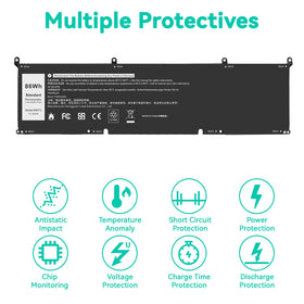 Futurebatt label with specs highlighting 86Wh capacity and safety features