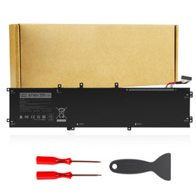 Futurebatt 6GTPY for Dell XPS 9570 battery pack showing compatibility and high capacity