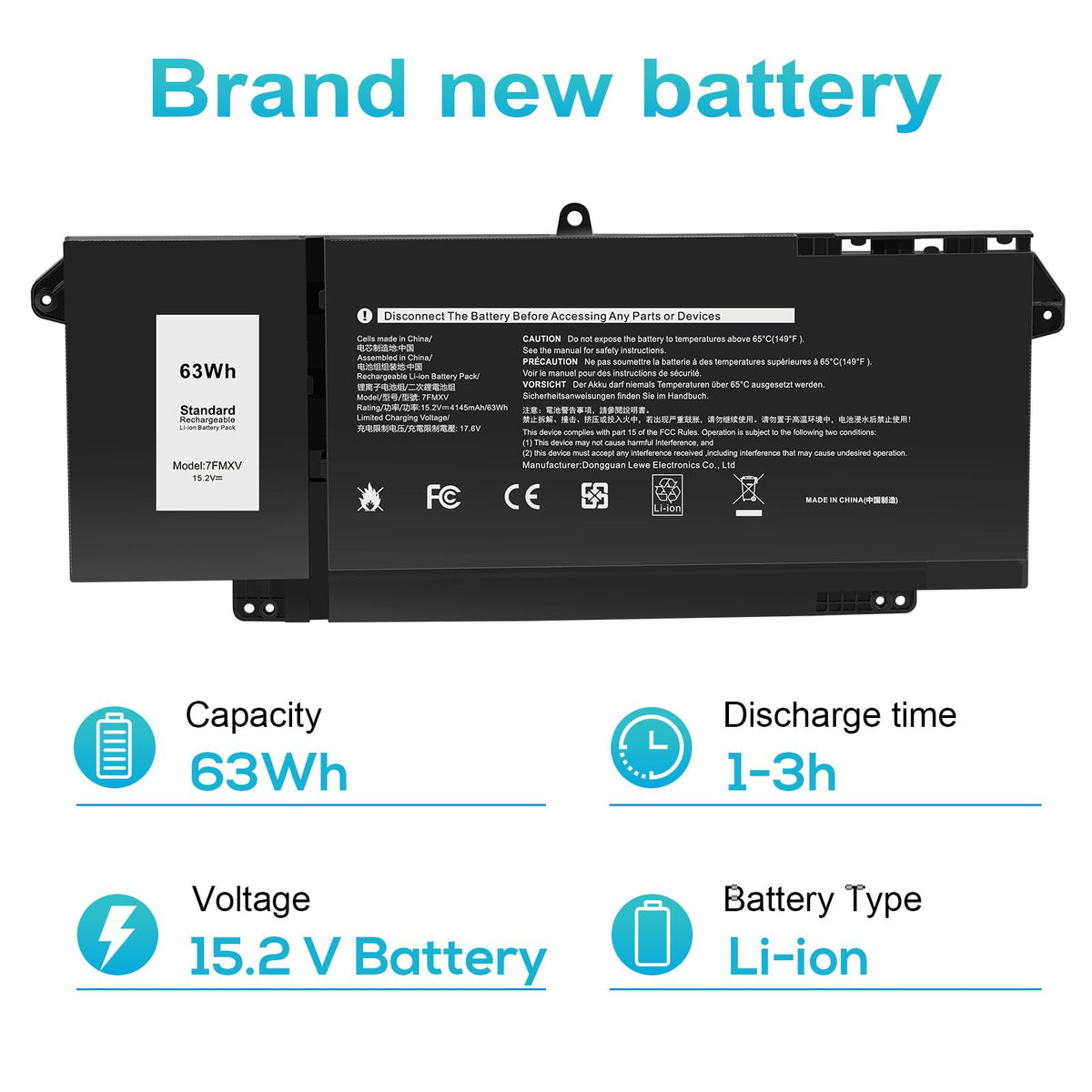 Futurebatt connector detail showing plug alignment and secure connection benefit