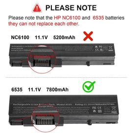 Futurebatt 9Cell 7800mAh battery front view boosts reliable power on the go.