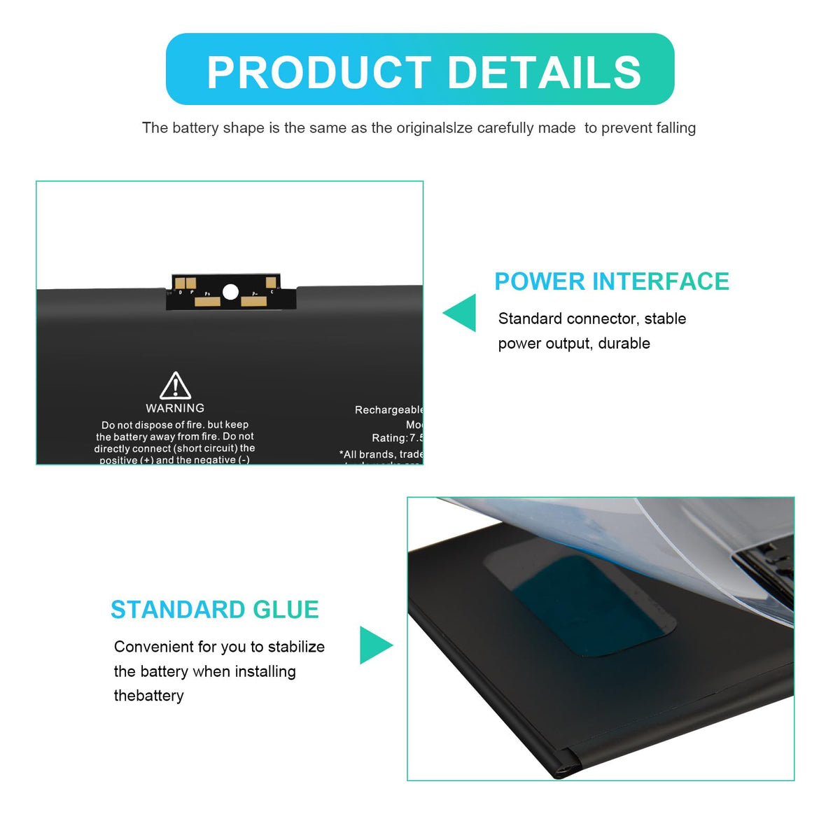 Futurebatt next to ruler showing dimensions for correct sizing confirmation