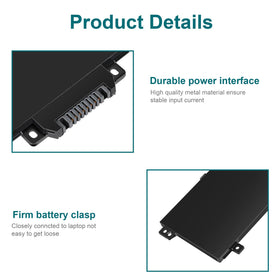 Futurebatt AE03XL top label closeup showing model and voltage for confident compatibility