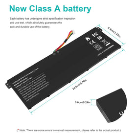 Futurebatt AP16M5J quick-install guide image enables fast battery replacement.