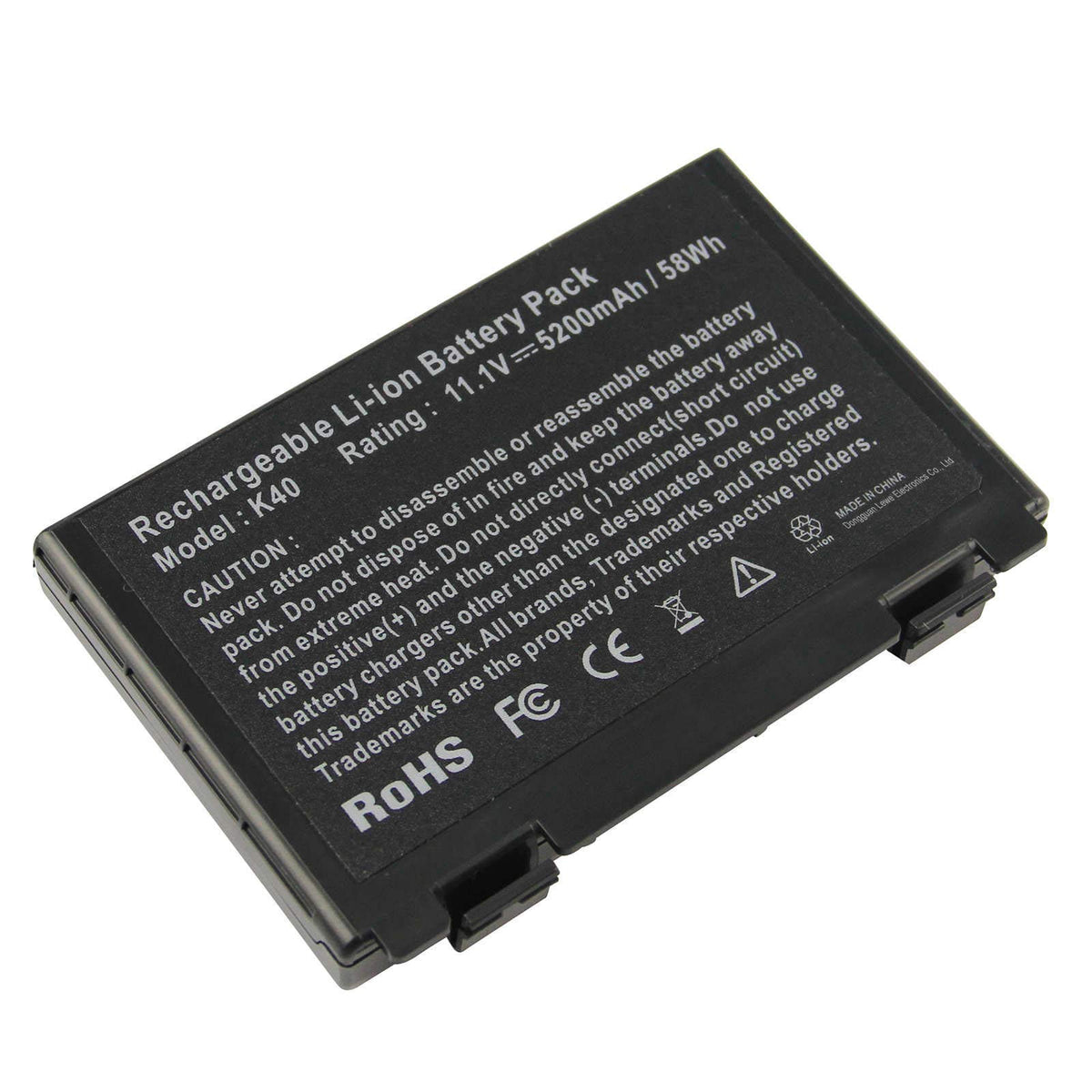 Futurebatt ASUS K60IJ 6-cell battery pack, ideal for longer laptop sessions