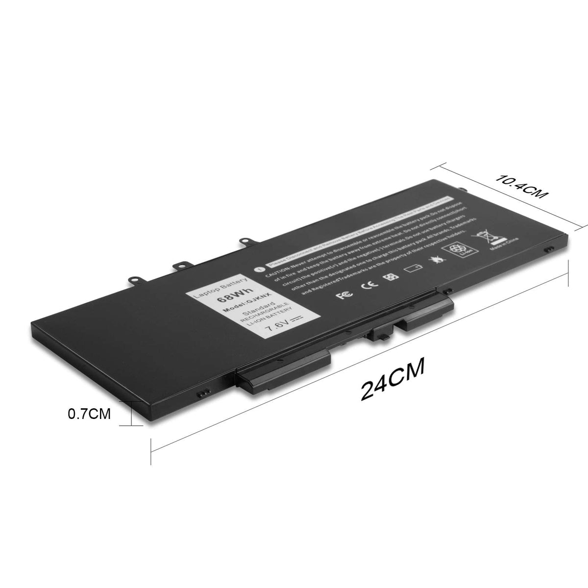 Futurebatt 451-BBZG battery for Dell Latitude E5580 ready for swap